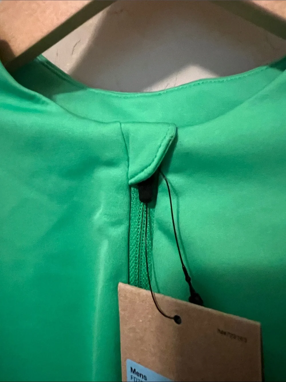 Nike Green Long Sleeve Storm Tech with White Swoosh - Picture 2 of 7